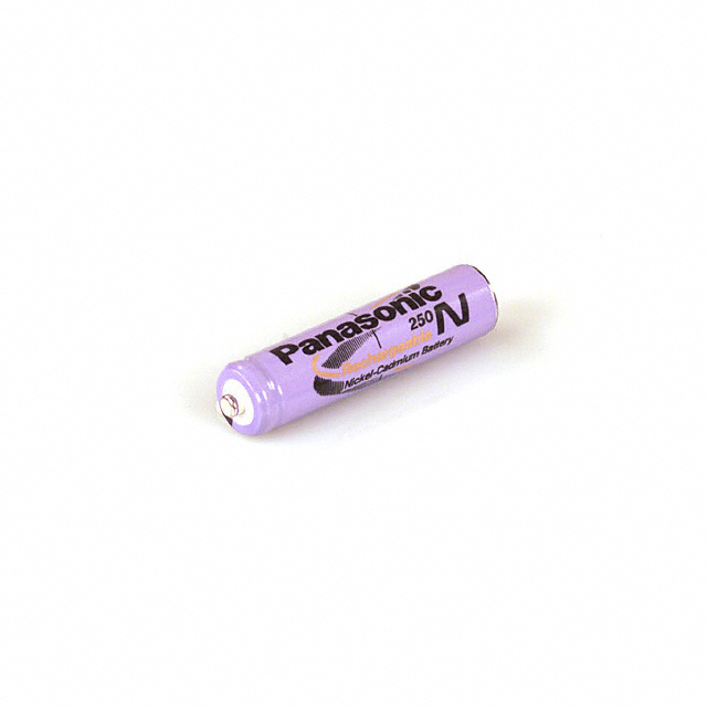 【P-25AAAR/A7B】BATTERY NICAD 1.2V 250MAH AAA